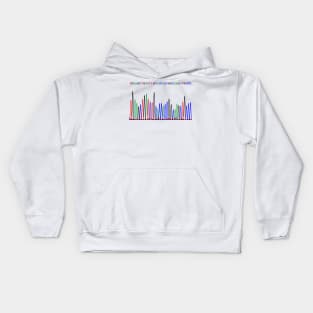 Sequencing Chromatogram Kids Hoodie